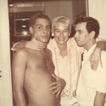 (l-r) Jim T. (guest), Mew Michael, Ron Lopez (c. 1967)